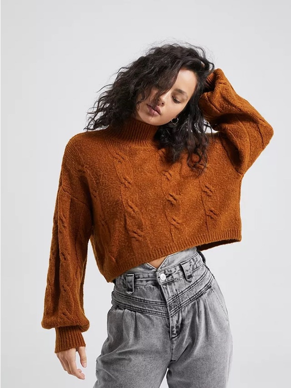 Urban Outfitters Mercer Cable Knit Sweater